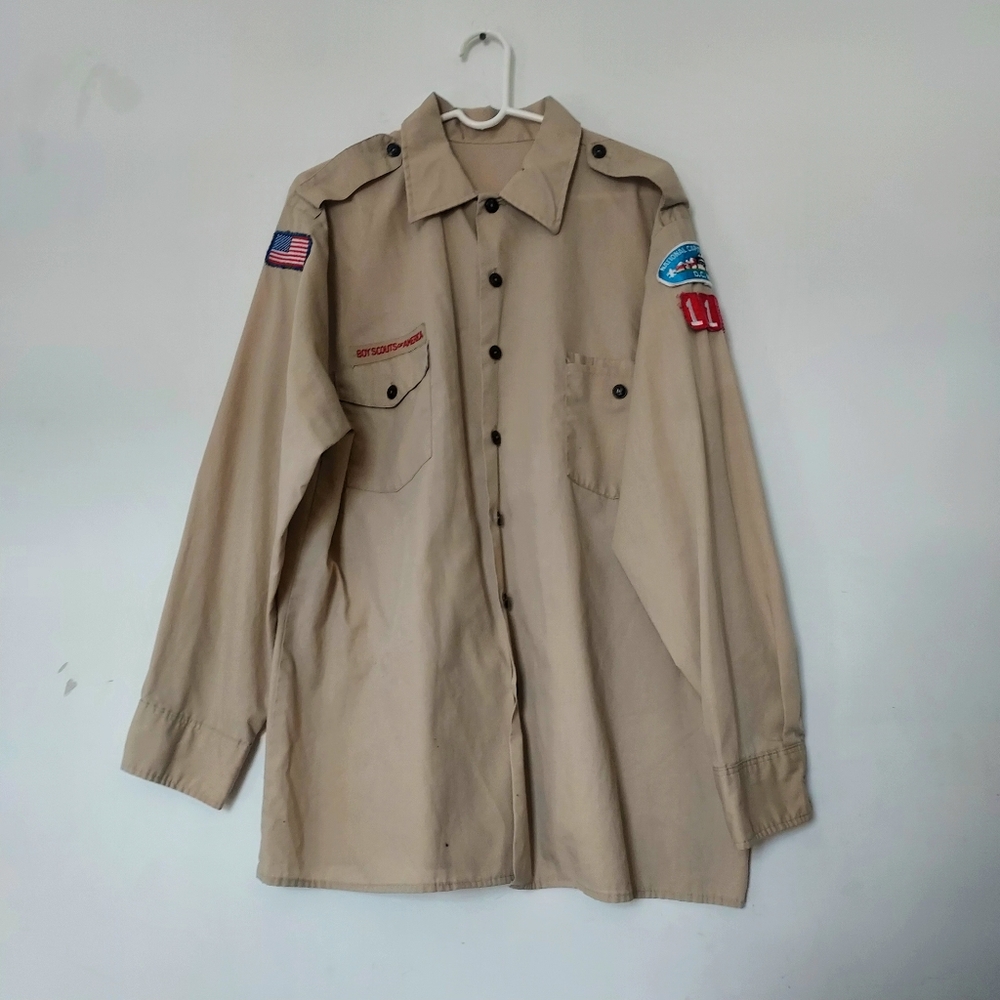 Men's vintage 90's Boy Scouts of America shirt uniform